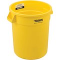 Global Industrial Round Yellow, Plastic 240458YL
